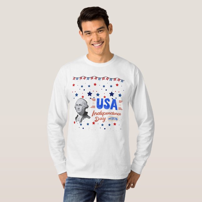 T-shirt USA Independence Day (Devant entier)