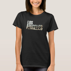 T-shirt USA Los Angeles palmiers Californie vacances ciel