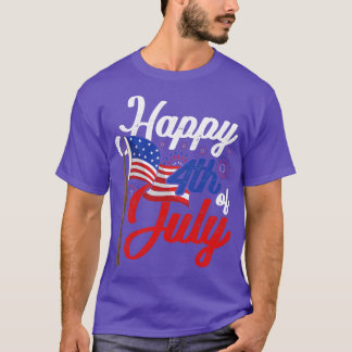 T-shirt USA Lover Fiers Patriot Américain Liberty Drapeau 