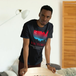 T-shirt USA Map Citation Patriotique Inspiration