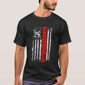 T-shirt USA Meilleur batteur Jamais Graphique Design Bâton