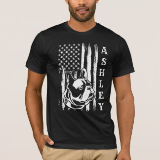 T-shirt USA Patriot French Buldog Chien US Pet