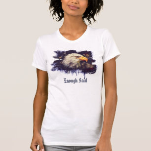 T-shirt *~* USA Patriotique American Modern Eagle Head Whi