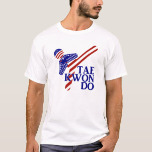 T-shirt USA Patriotique Martial Arts TAEKWONDO