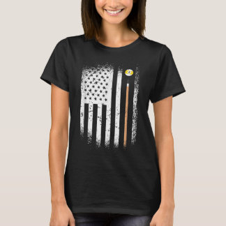 T-shirt USA Snooker 9 balles 8 balles Joueurs de billard