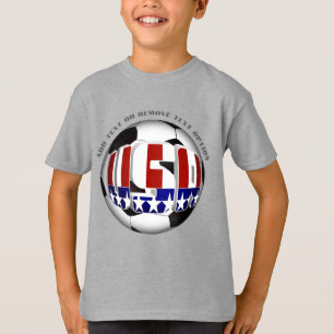 T-shirt USA Soccer Ball Sports