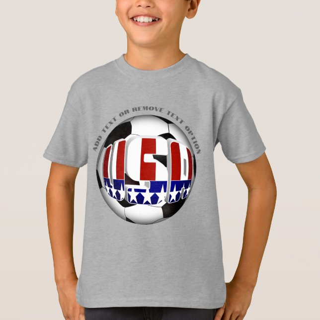 T-shirt USA Soccer Ball Sports (Devant)