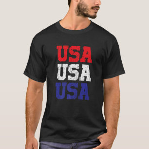 T-shirt USA Soccer USA Patriotic Soccer Premium