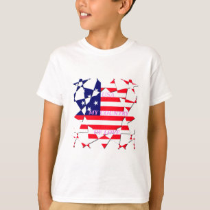T-shirt USA Star Spangled Love My Country of Love