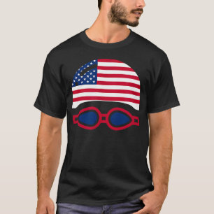 T-shirt Usa Swim Usa Natation Été 2024