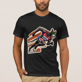 T-SHIRT USA-TRACK AND FIELD GREYHOON 3