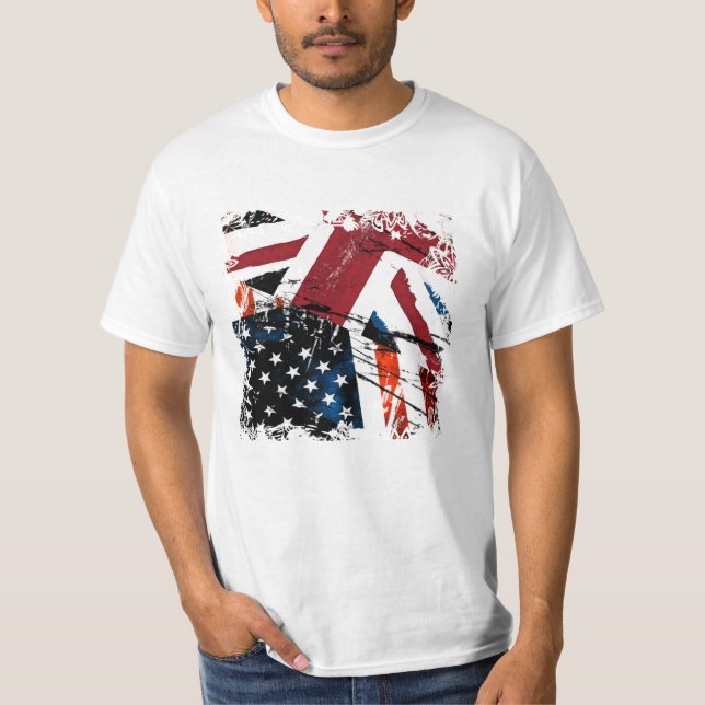 T-shirt USA-UK sale (Devant)