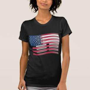 T-shirt USA Unites : Stripes & Stars en Gras Design