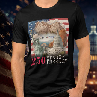 T-shirt USA Vintage America's Semiquincentennial 250 Years