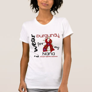 T-shirt USAGE BOURGOGNE du myélome multiple I POUR MA NANA