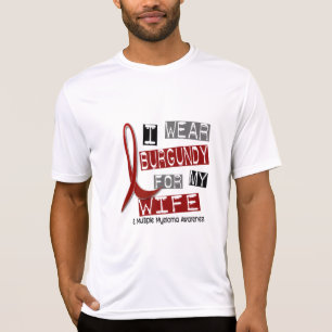 T-shirt Usage Bourgogne du MYÉLOME MULTIPLE I pour mon