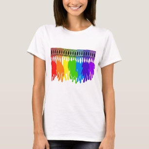 T-shirt Usage de fonte d'art de crayon