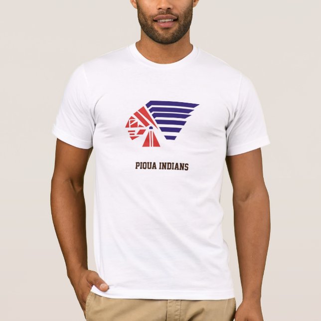 T-shirt Usage d'esprit d'Indiens du football de la (Devant)