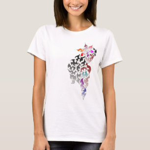 T-shirt Usage-je Fille d'île