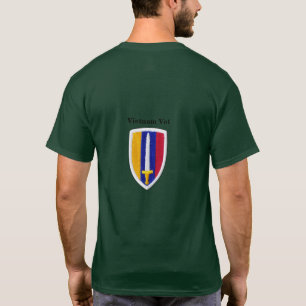 T-shirt USARV MACV Vietnam Nam War Vets Patch