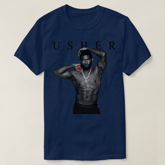 T-shirt Usher Past Présent Futur Tour Fourre-tout (Design devant)