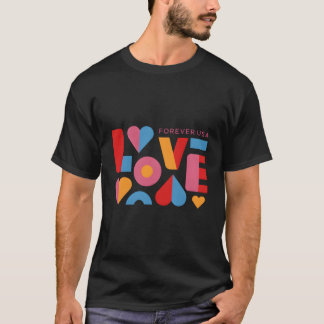 T-shirt Usps pour l'amour Usa