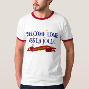 T-shirt USS à la maison bienvenu La Jolla