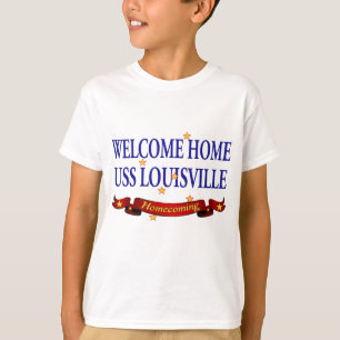T-shirt USS à la maison bienvenu Louisville