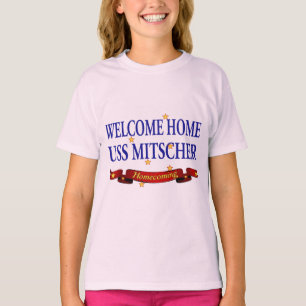 T-shirt USS à la maison bienvenu Mitscher