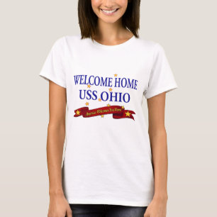 T-shirt USS à la maison bienvenu Ohio