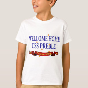 T-shirt USS à la maison bienvenu Preble