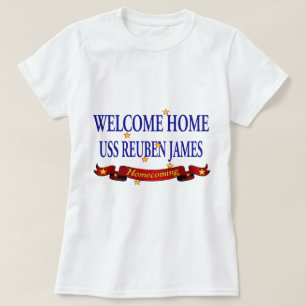 T-shirt USS à la maison bienvenu Reuben James