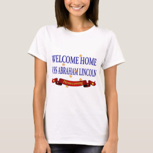 T-shirt USS Abraham Lincoln à la maison bienvenu