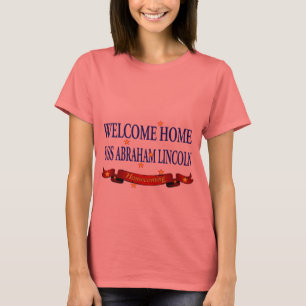 T-shirt USS Abraham Lincoln à la maison bienvenu