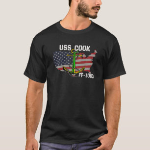 T-shirt USS Cook FF 1083 Frigate Veterans Day Son Père G