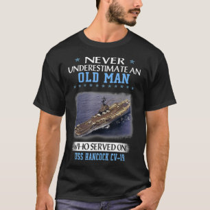 T-shirt USS Hancock CV19 Anciens Combattants Day Père Day