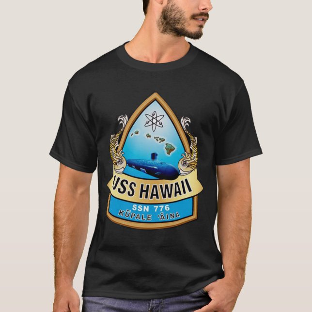 T-shirt USS Hawaii (SSN-776) (Devant)