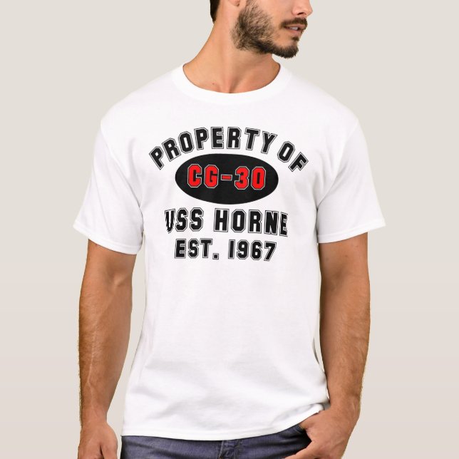 T-shirt USS Horne (Devant)