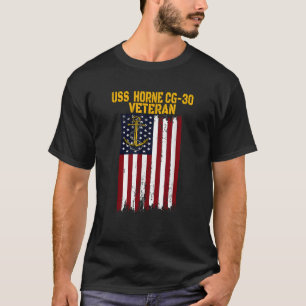 T-shirt USS Horne CG 30 Cruiser Veterans Day Fête des père