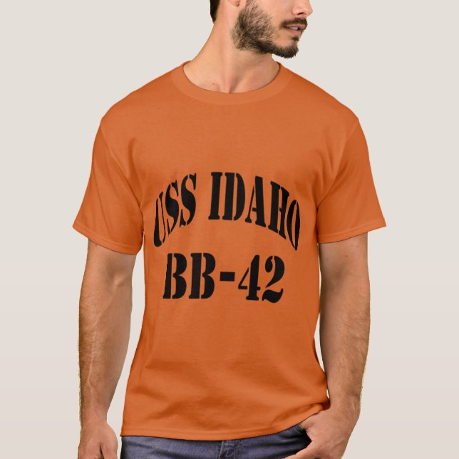 T-SHIRT USS IDAHO BB42 MAGASIN DU NAVIRE (Devant)