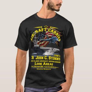 T-shirt USS John C Stennis CVN74 vétérans des superporteur
