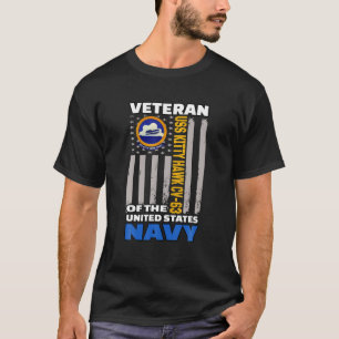 T-shirt USS Kitty Hawk CV-63 Journée des vétérans des t