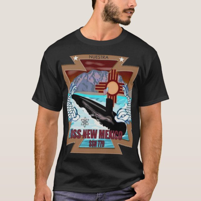 T-shirt USS Nouveau-Mexique (SSN-779) (Devant)