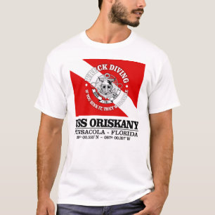 T-shirt USS Oriskany (meilleures épaves)