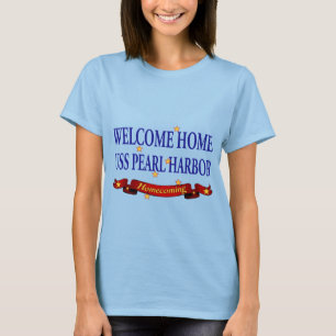 T-shirt USS Pearl Harbor à la maison bienvenu