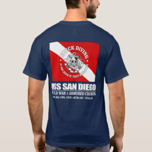 T-shirt USS San Diego (meilleures épaves)