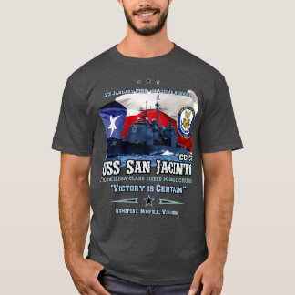 T-shirt USS San Jacinto CG56 Texas pride
