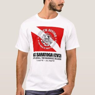 T-shirt USS Saratoga (CV3) (plongée en épave)