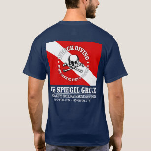 T-shirt USS Spiegel Grove (meilleures épaves)