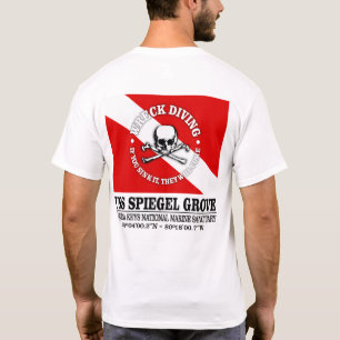 T-shirt USS Spiegel Grove (meilleures épaves)